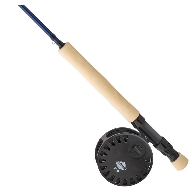 Shakespeare Carbon Rod, Reel, Line, Leader, Flybox & Flys Combo 8' 4Pc / 7/8 Wf8+85 (20Lb Nylon Back