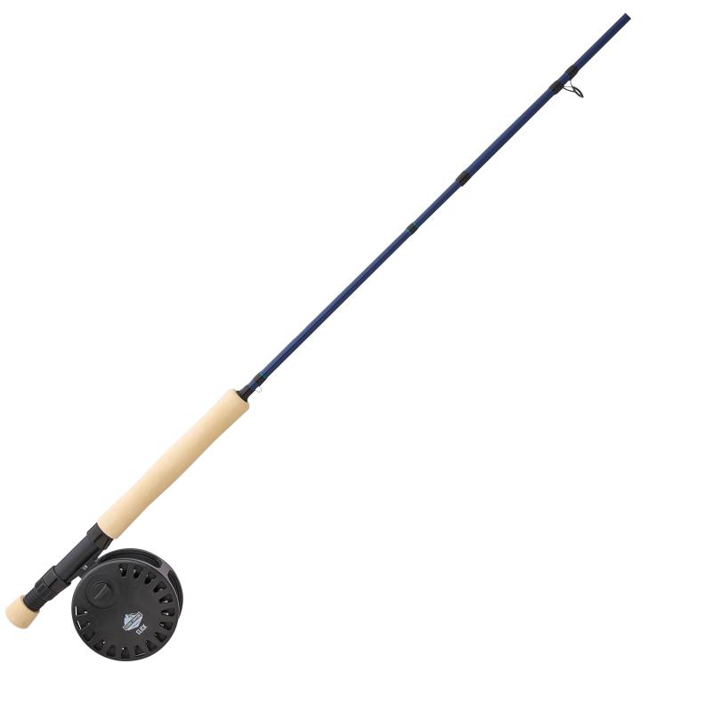 Shakespeare Carbon Rod, Reel, Line, Leader, Flybox & Flys Combo 8' 4Pc / 7/8 Wf8+85 (20Lb Nylon Back
