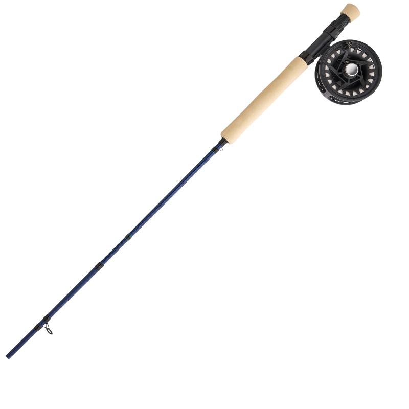 Shakespeare Carbon Rod, Reel, Line, Leader, Flybox & Flys Combo 8' 4Pc / 7/8 Wf8+85 (20Lb Nylon Back