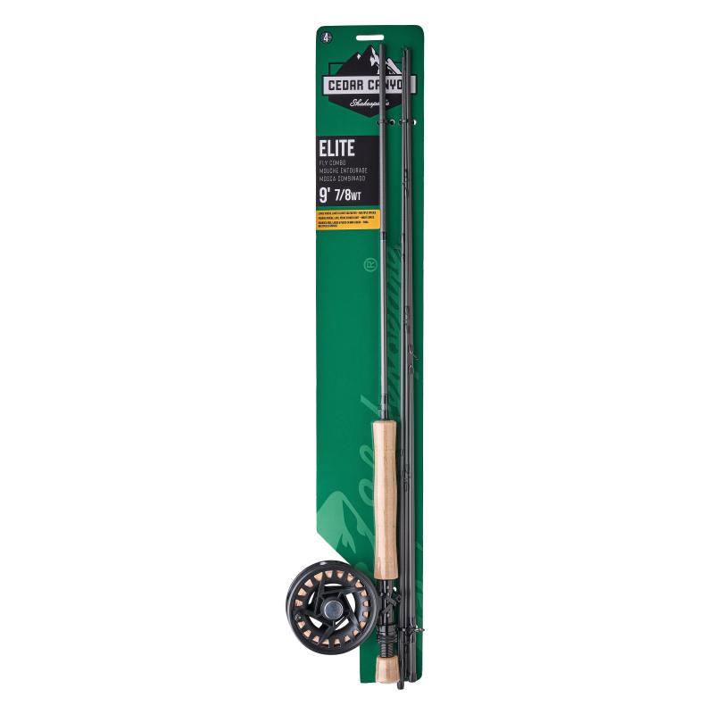 Shakespeare Elite Rod, Reel, Line & Leader Combo 9' 4Pc / 7/8 Wf8+85 (20Lb Nylon Backing)
