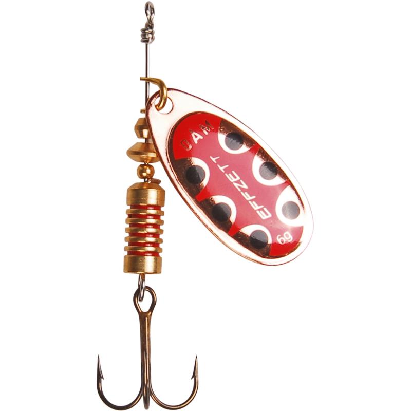 Produktbild Effzett - Standard Spinner Copper Schwarz Dot / 10G
