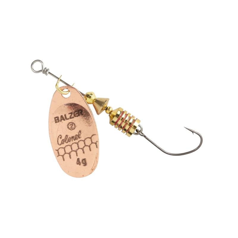 Balzer Colonel Z Spinner Einzelhaken kupfer 4g