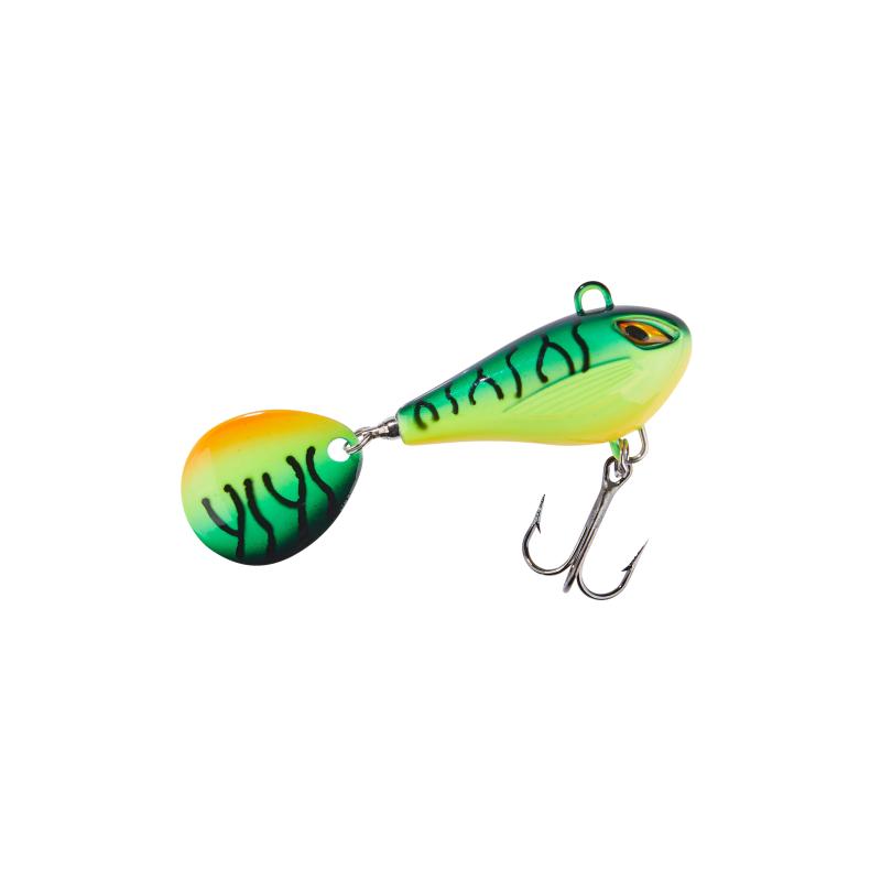 Balzer Shirasu Spin Buddy Evil Eye light Fire Shark (Kunststoff) 6g
