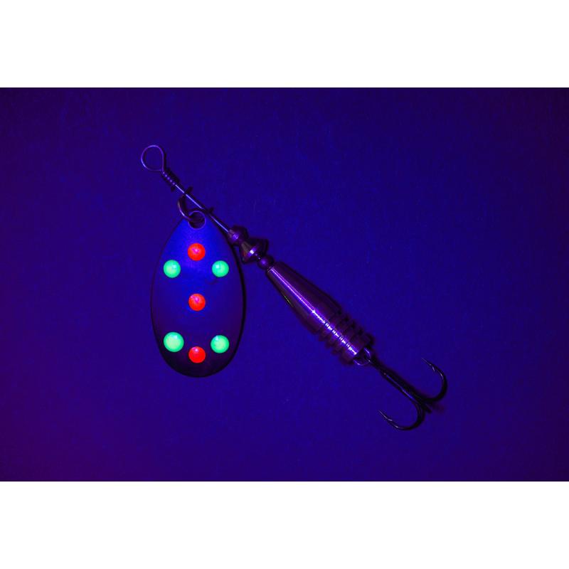 Balzer Colonel UV Wonder Spinner Blacky, 7g