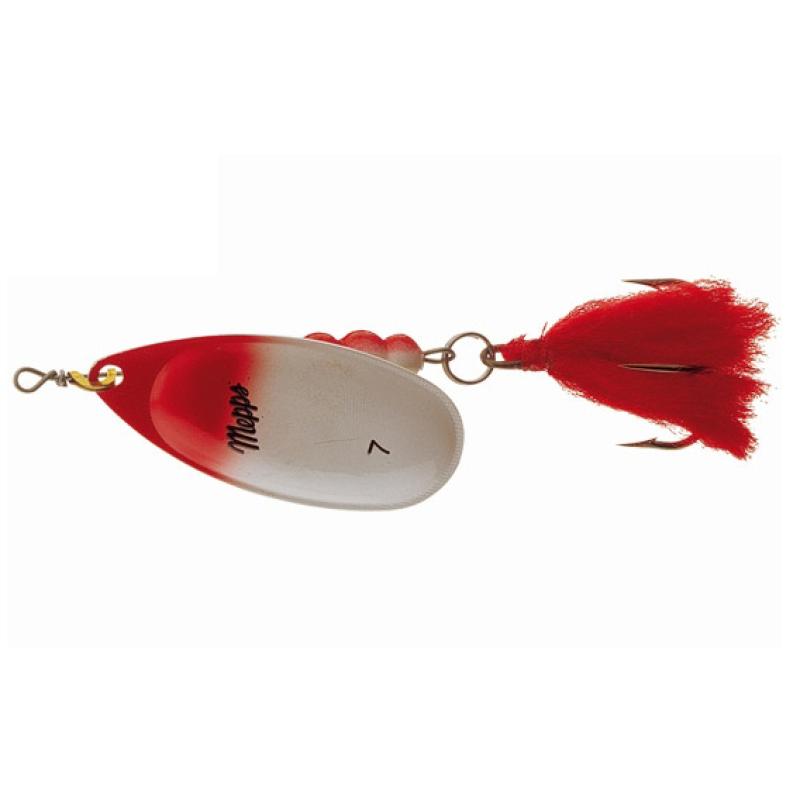 Mepps Aglia extra gro&szlig; rot/weiss Gr.7