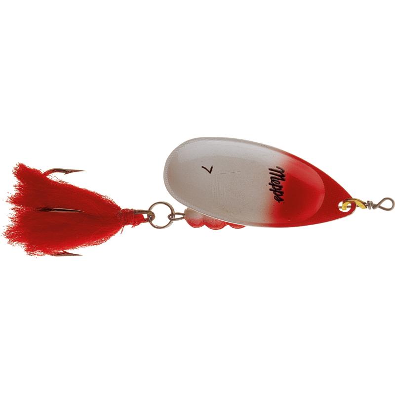 Mepps Aglia extra gro&szlig; rot/weiss Gr.7