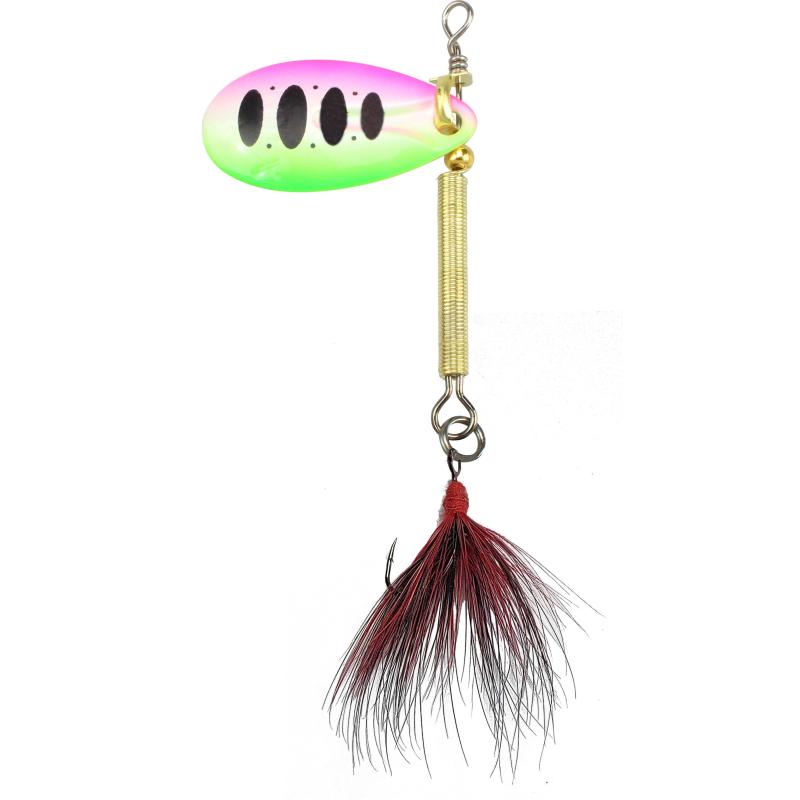 FTM Omura Spinner 2,9g gr&uuml;n-rosa Ellipse