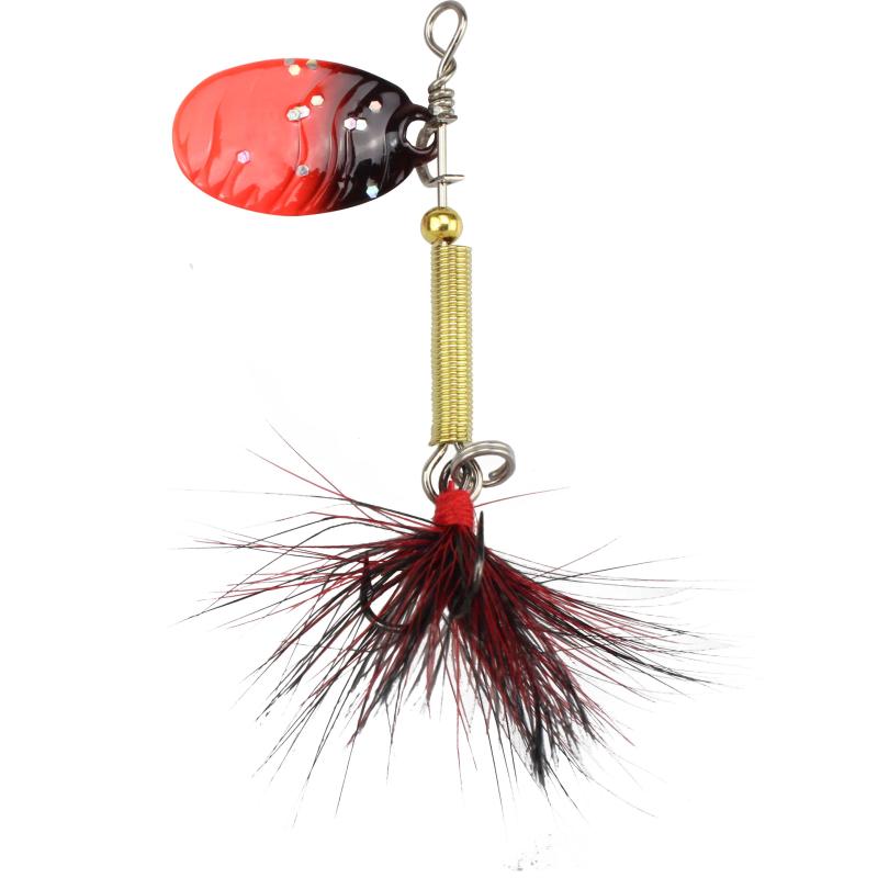 FTM Omura Spinner Evo 2,0 g schwarz-rot Glitter