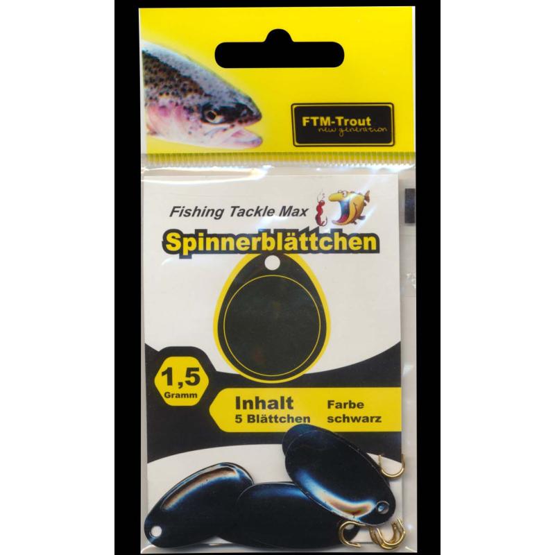 FTM-Trout New Generation Spinnerbl&auml;ttchen schwarz