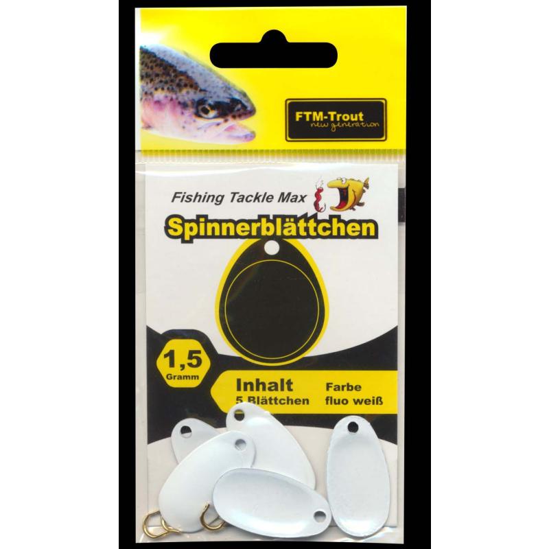 FTM-Trout New Generation Spinnerbl&auml;ttchen fluo wei&szlig;