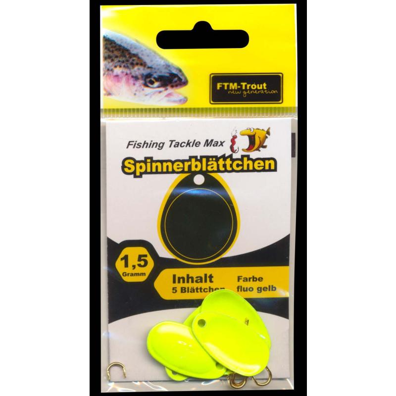 FTM-Trout New Generation Spinnerbl&auml;ttchen fluo gelb
