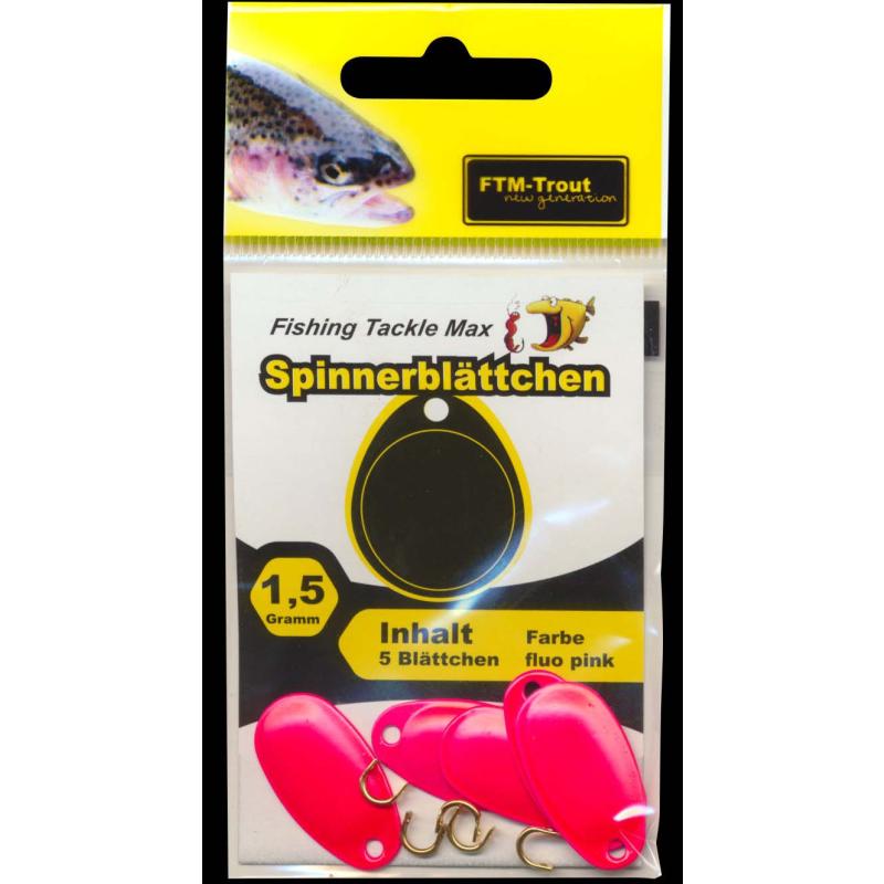 FTM-Trout New Generation Spinnerbl&auml;ttchen fluo pink
