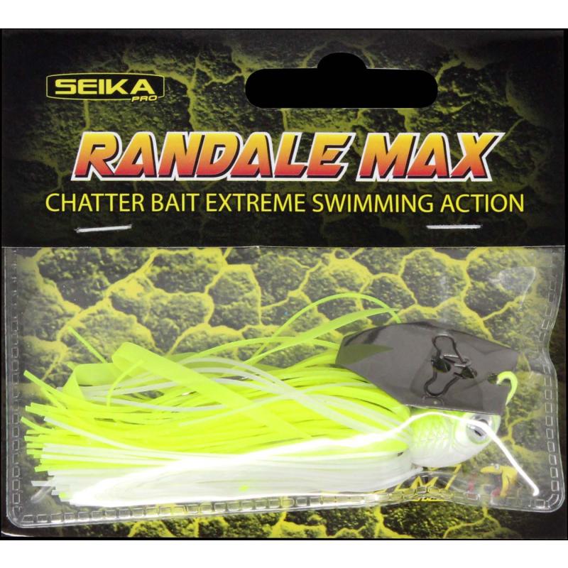 Seika Pro Chatter Baits Randale Max 14 g wei&szlig; - gr&uuml;n