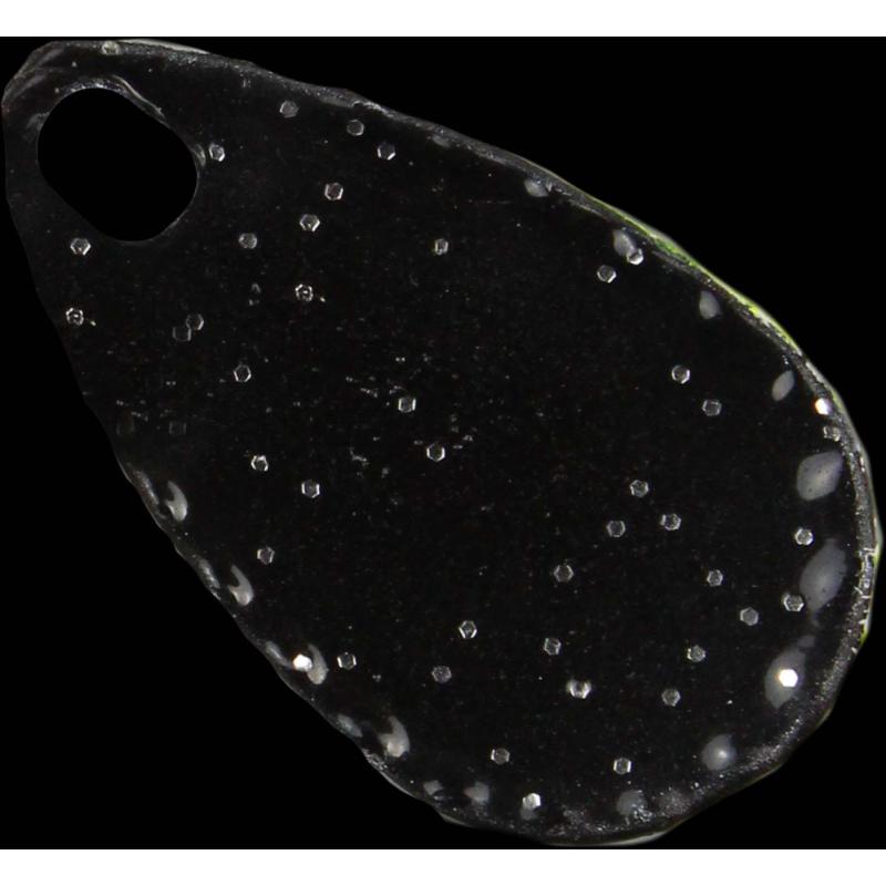 Fishing Tackle Max Forellen Blinker 4,0 gr. chartreuse-schwarz/schwarz Glitter