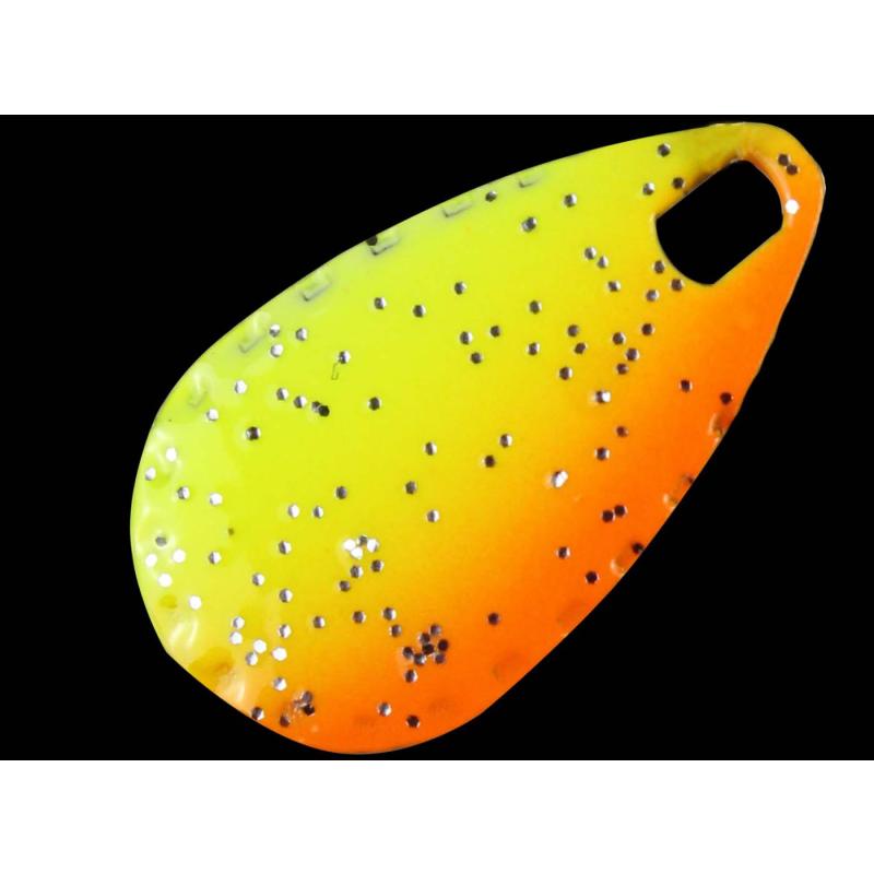 Fishing Tackle Max Forellen Blinker 4,0 gr. gelb-orange Glitter/schwarz