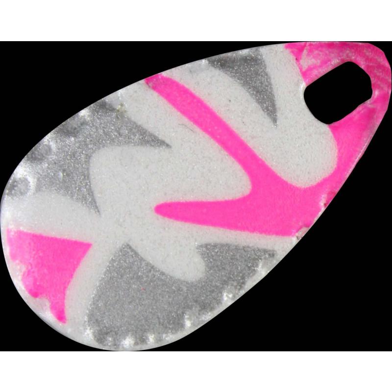 Fishing Tackle Max Forellen Blinker 4,0 gr. pink camou/wei&szlig;