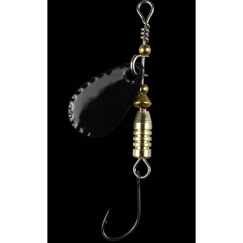 Produktbild Fishing Tackle Max Forellen Blinker 4,0 gr. schwarz/gr&uuml;n