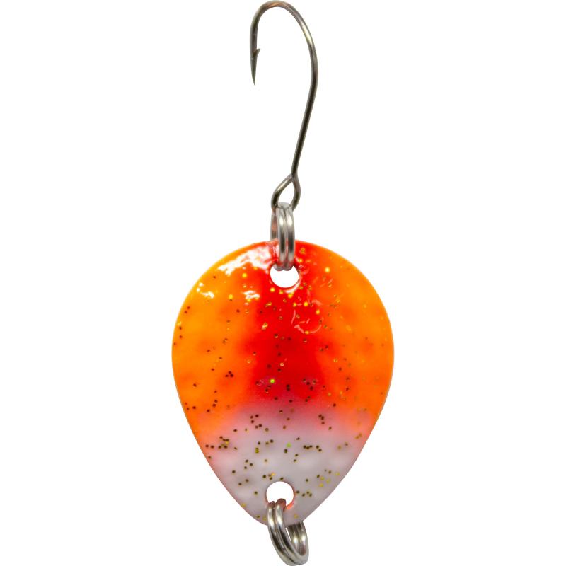FTM-Trout New Generation Bilg Spoon 2 St&uuml;ck orange - rot - wei&szlig; / gold / orange - rot - wei&szlig; 1,7g