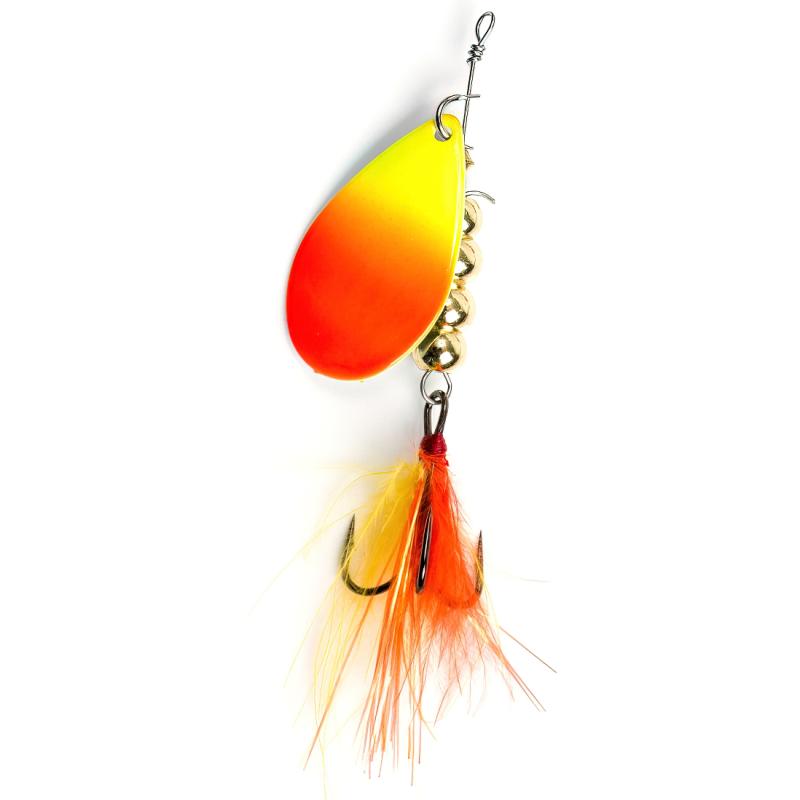 Produktbild FLADEN Maxximus Attracta Spinner 10g hot red/hot yellow