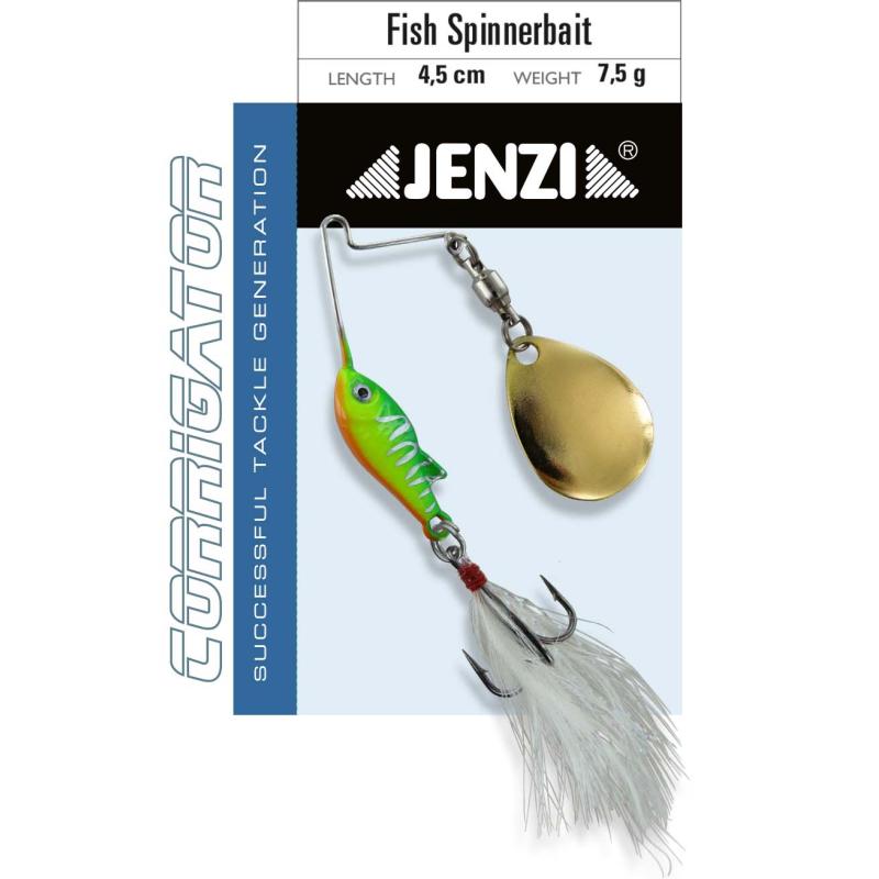 Jenzi Spinnerbait, 7,5g, Firetiger