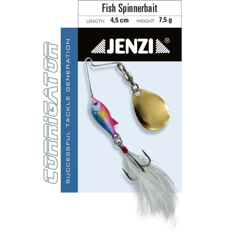 Jenzi Spinnerbait, 7,5g, Pink-Blue