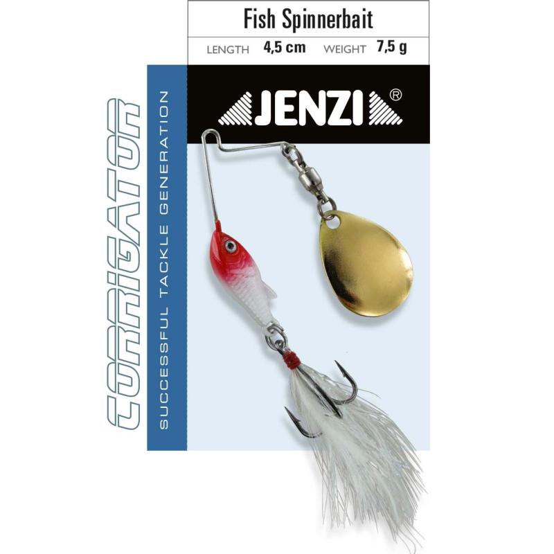 Jenzi Spinnerbait, 7,5g, Red-Head