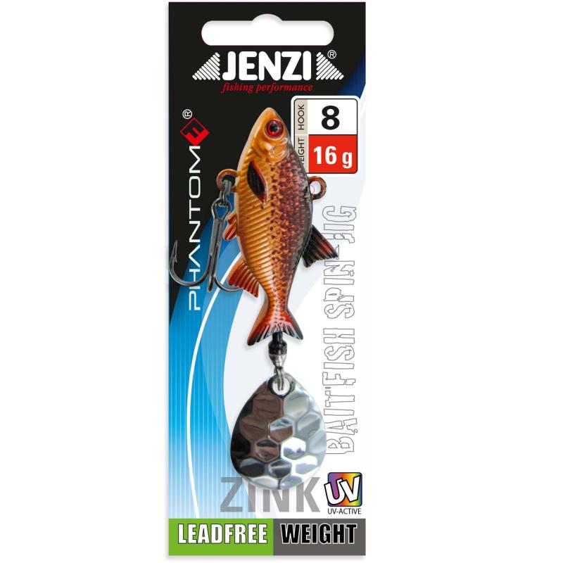 Jenzi Spin-Jig, 16g. Zink, Ayu-Whisky
