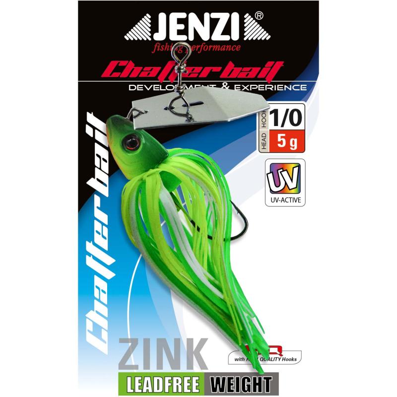Jenzi Chatterbait, 5g, 1/0 Chartreuse