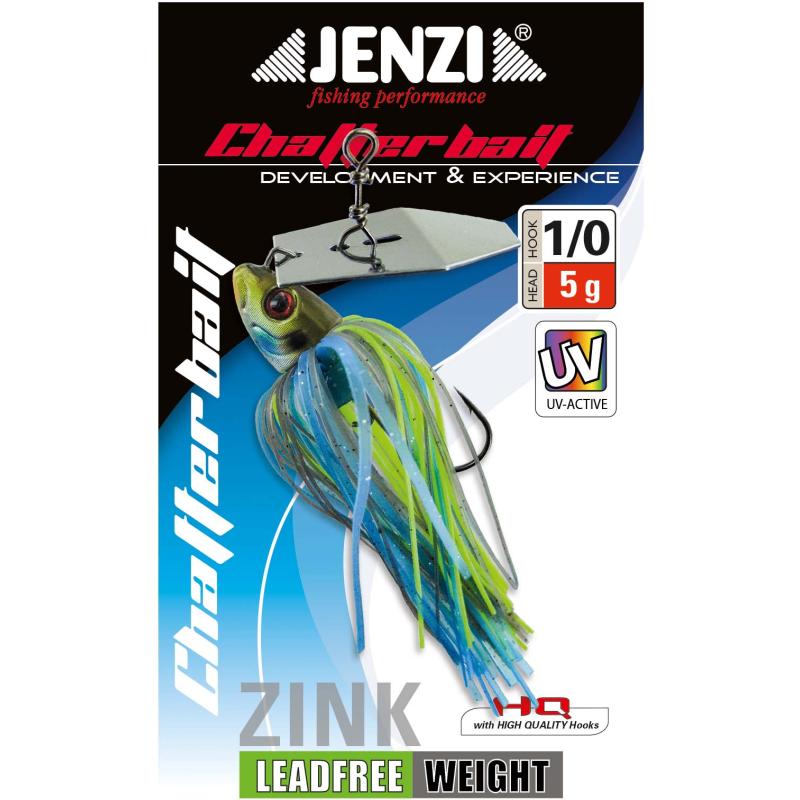 Jenzi Chatterbait, 5g, 1/0 Shiny Blue
