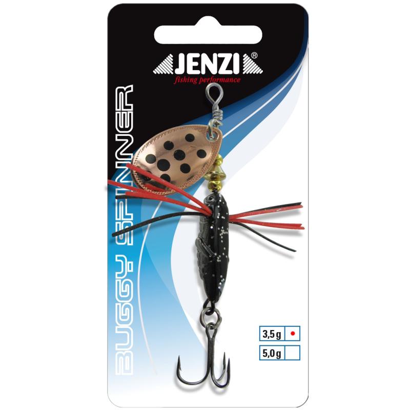 JENZI Larven Spinner Bla.-Silv., 3,5g
