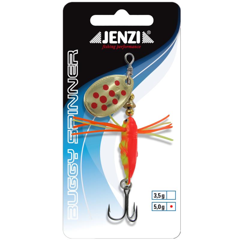JENZI Larven Spinner Yel.-Oran., 5,0g