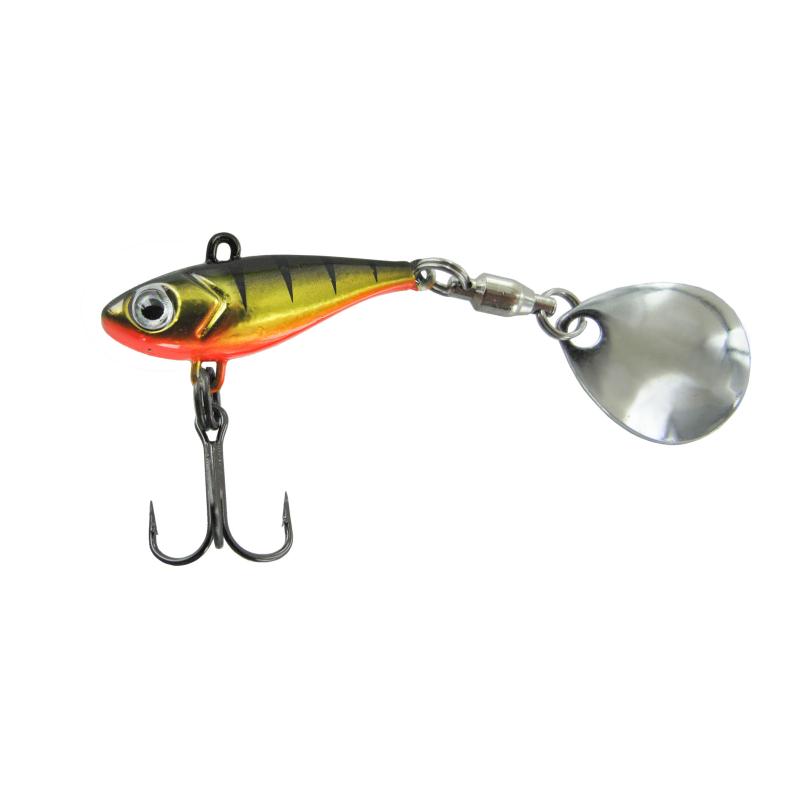 JENZI UV Jig Spinner, Perch Body 7g.