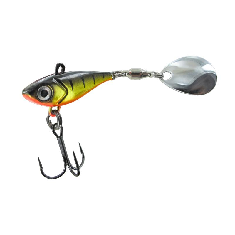 JENZI UV Jig Spinner, Perch Body 7g.