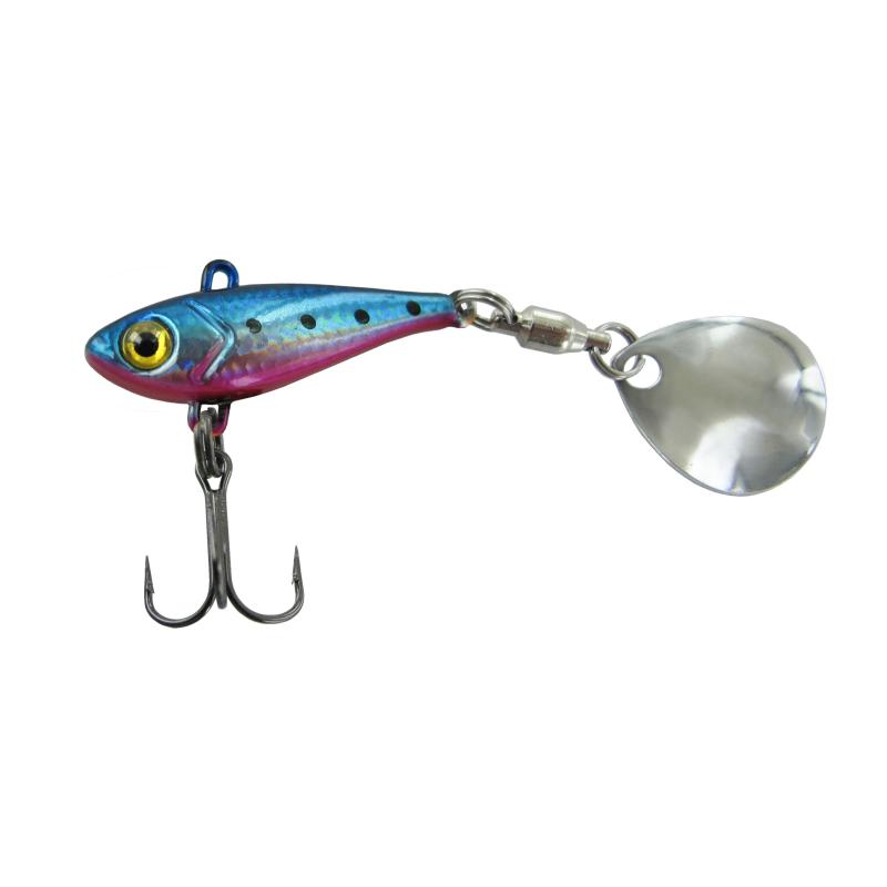 JENZI UV Jig Spinner, Blue-Pink 7g.