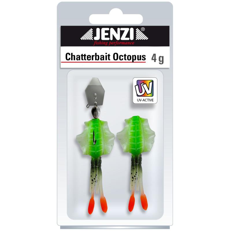 Produktbild JENZI Chatterbait, Octopus.4g, Green