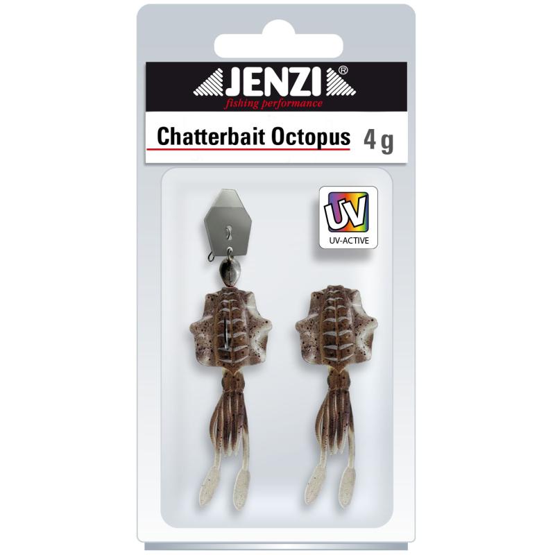 Produktbild JENZI Chatterbait, Octopus.4g, Brown