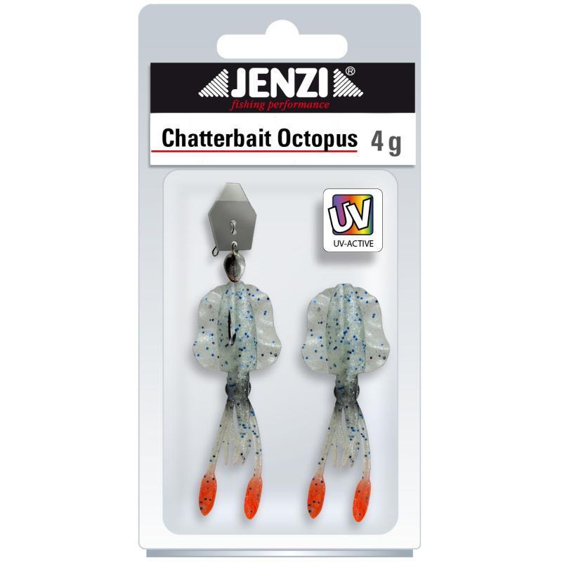 JENZI Chatterbait, Octopus.4g, Silver