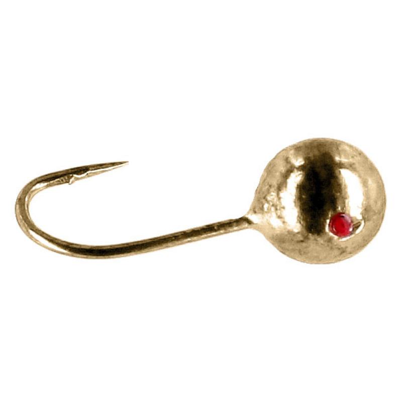 Mikado K&ouml;der Runde Mormyshka 4.5 Gold 5 Stck.