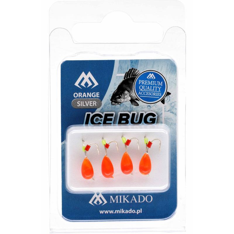 Mikado K&ouml;der Ice Bug Orange Gr&ouml;&szlig;e 4mm Gold 4 Stck.