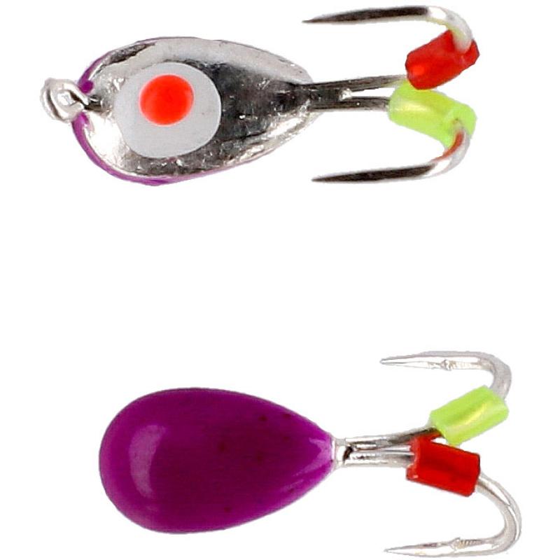 Mikado K&ouml;der Ice Bug Gr&ouml;&szlig;e 4mm Violett Und Silber 4 Stck.