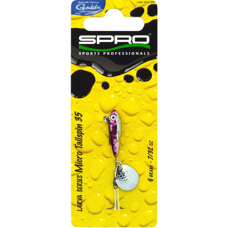 Spro Larva Micro Tailspin Rb. Trout 3.5cm 6gr