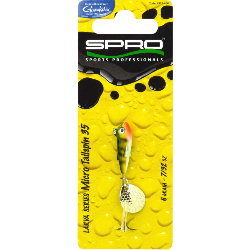 Spro Larva Micro Tailspin Perch 3.5cm 6g