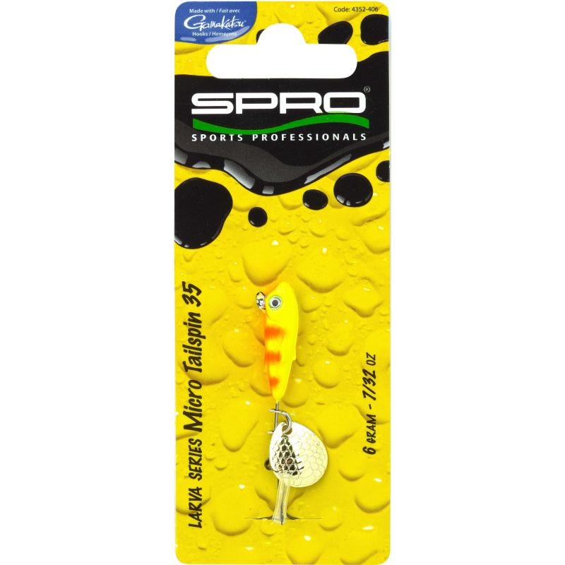 Spro Larva Micro Tailspin Uv Sunbu. 3.5cm 6gr