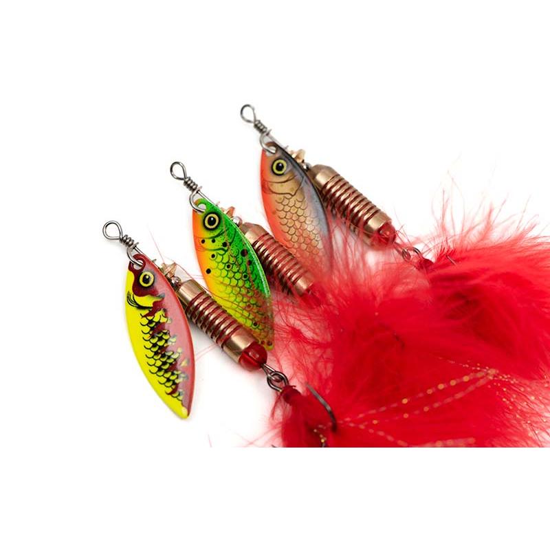 Fox Rage SPINNER UV HOT OLIVE Size 3 11g