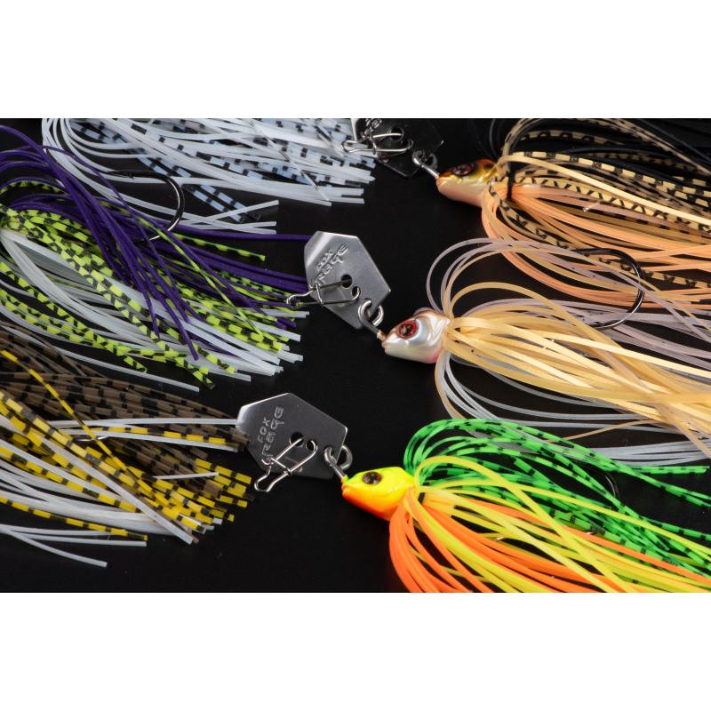 Fox Rage Bladed Jig 7g Black & Gold