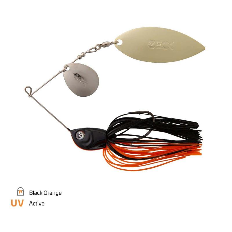 Zeck Spinnerbait 10g Black Orange