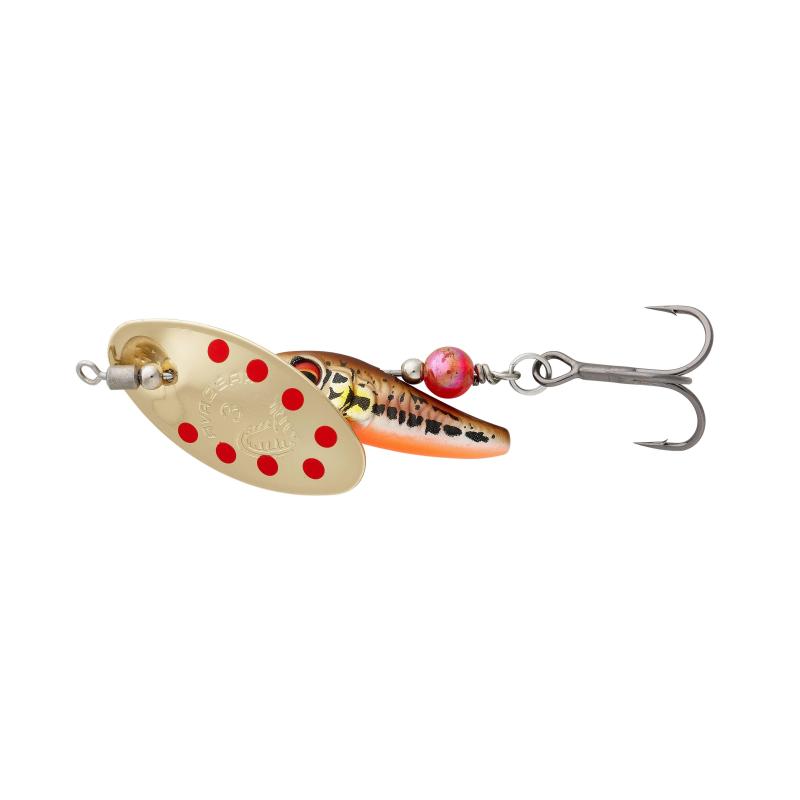 Savage Gear Sticklebait Spinner 3 9.1g S Minnow Gold Red
