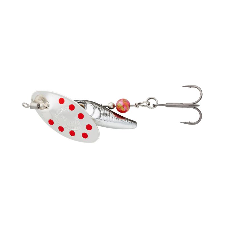 Savage Gear Sticklebait Spinner 3 9.1g S Dirty Silver Red