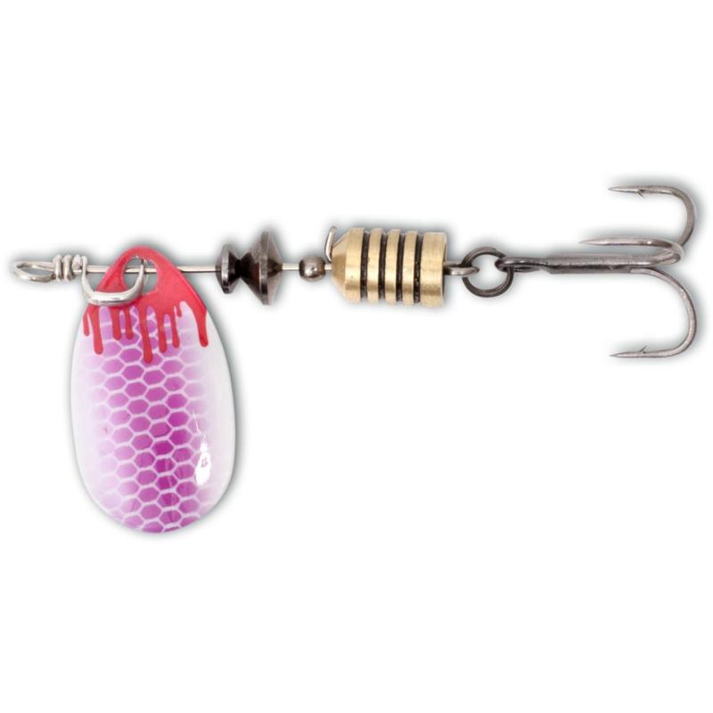 Magic Trout Spoon 3,6g 2,5cm Bloody Spinner pink/wei&szlig;