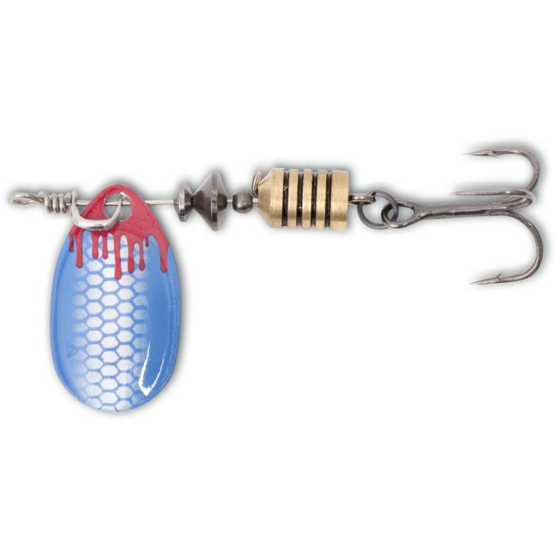 Magic Trout Spoon 3,6g 2,5cm Bloody Spinner silber/blau